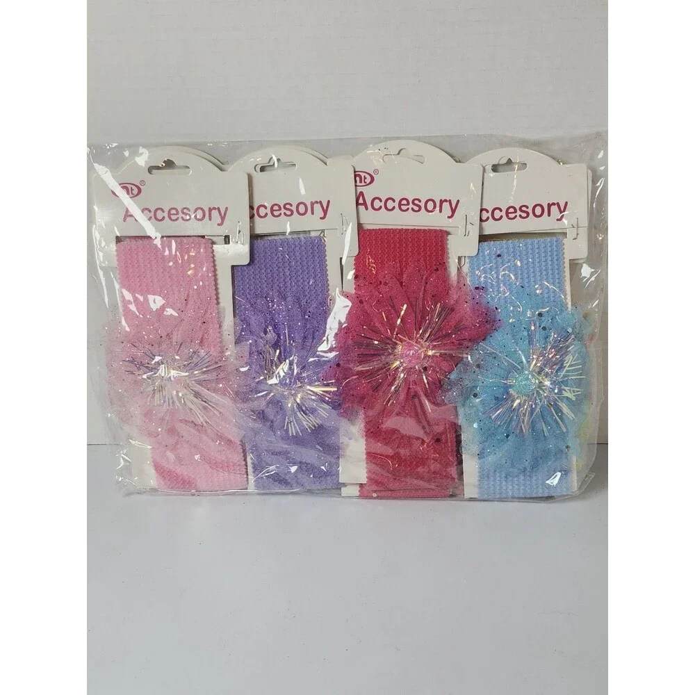 Lot Of 12 Headbands Multicolored